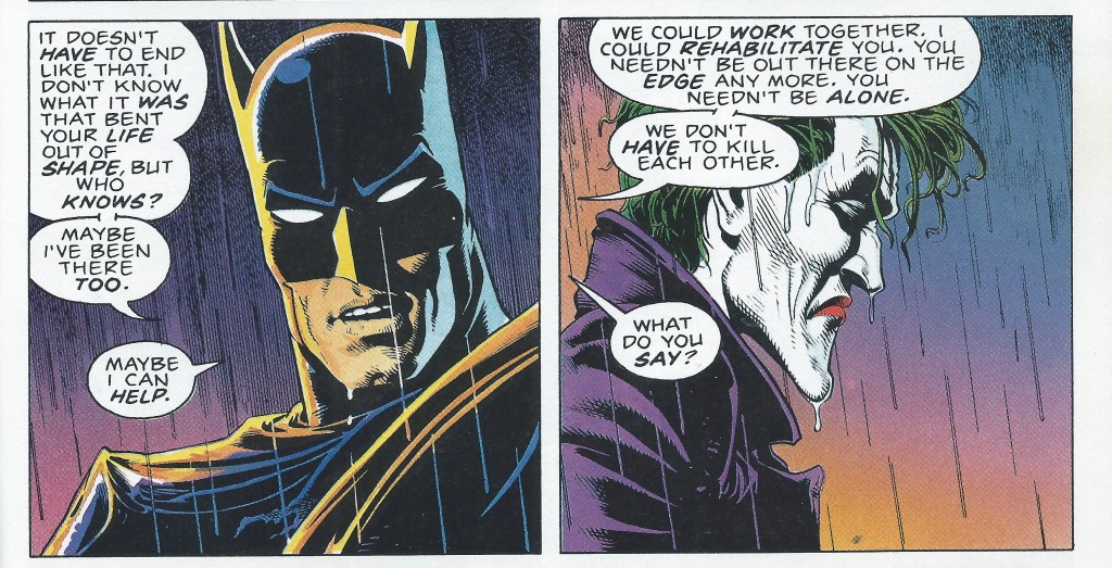 Batman and The Joker in The Killing Joke