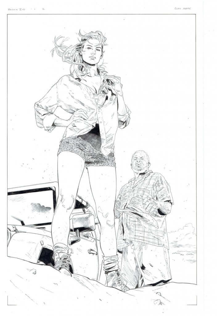 Issue #1 splash page 2 pencils by Clay Mann (with inks by Seth Mann) 