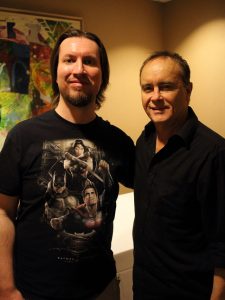 Yours truly with Jeffrey Combs