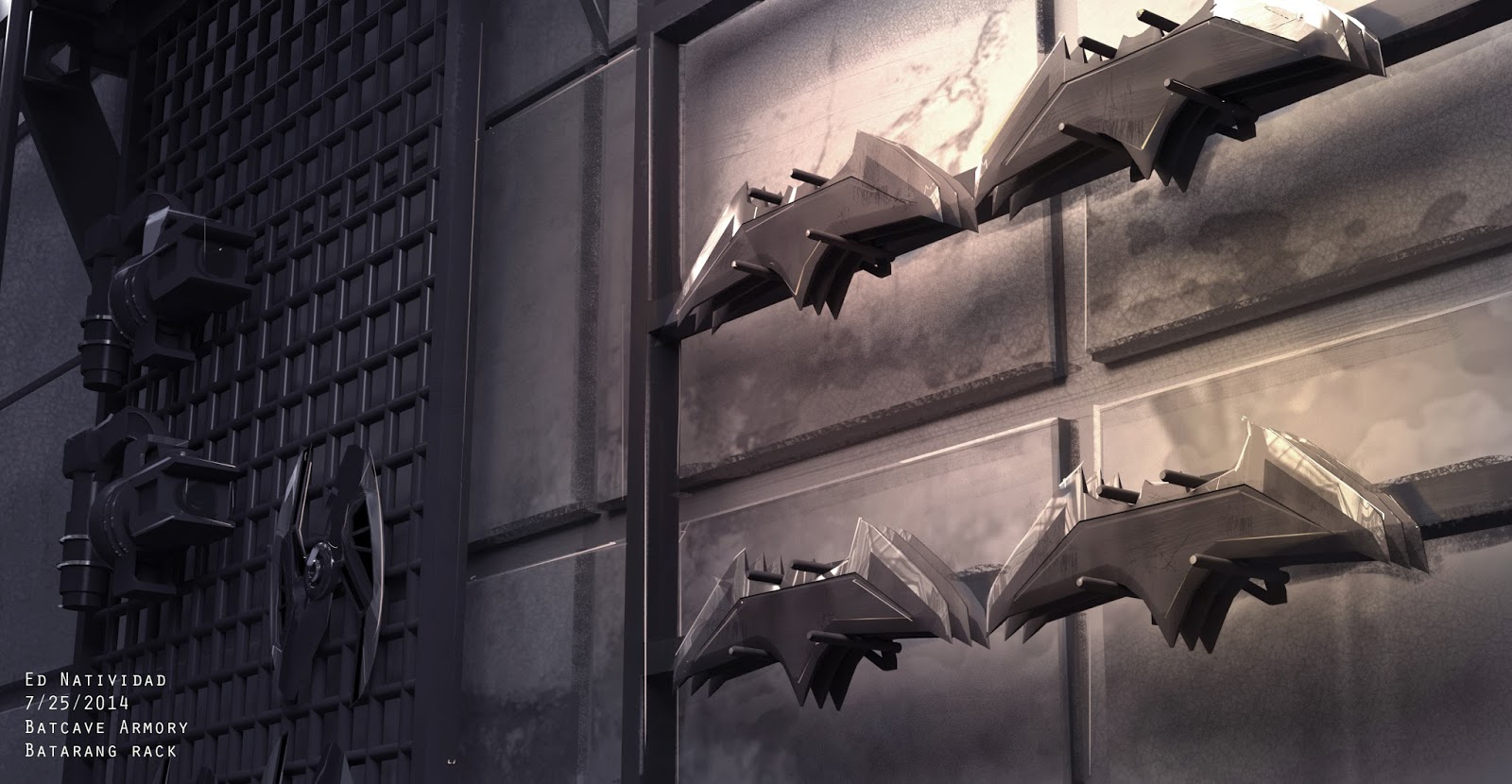 'Batman V Superman' Batcave Concept Art Unveiled Dark Knight News